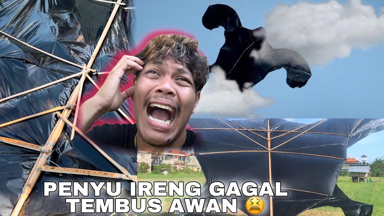 TES PERDANA LAYANGAN PENYU IRENG GAGAL TEMBUS AWAN DI TERJANG ANGIN BADAI😫‼️‼️