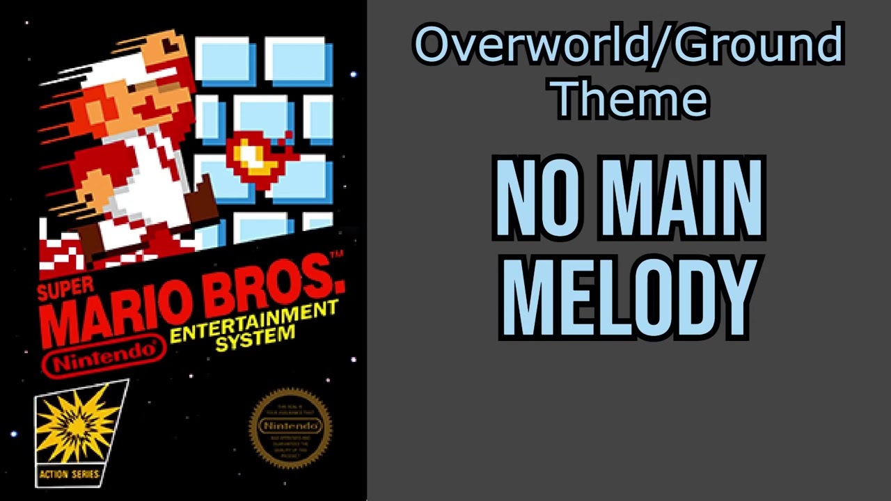 Overworld/Ground Theme, BUT there is no main melody (Super Mario Bros. music)