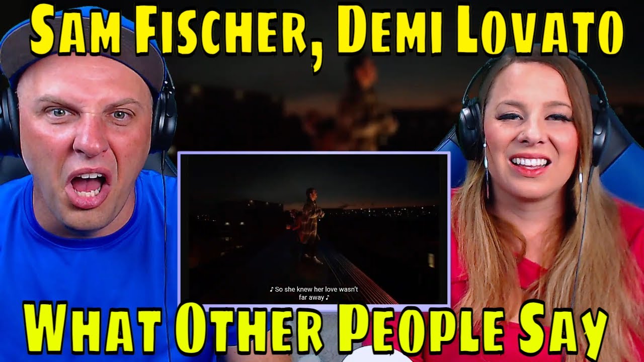 reaction to Sam Fischer, Demi Lovato - What Other People Say (Official Video) THE WOLF HUNTERZ REACT