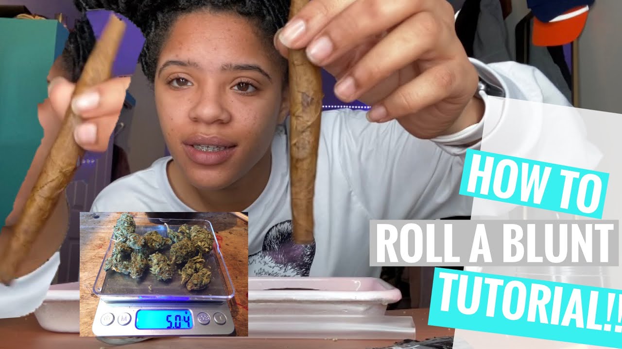 How To Roll A Blunt w/ 4 Grams Tutorial!!