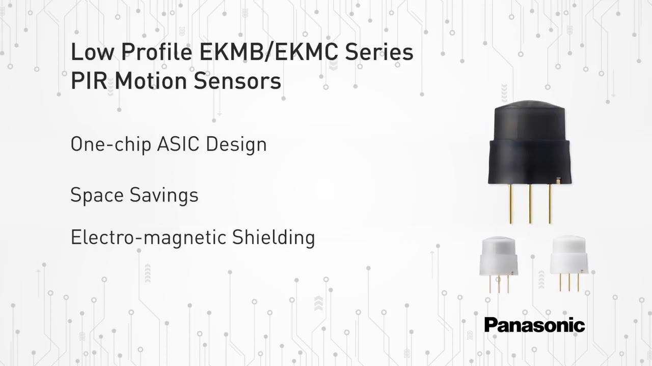 Panasonic's Low Profile PIR Sensors Quick Clips
