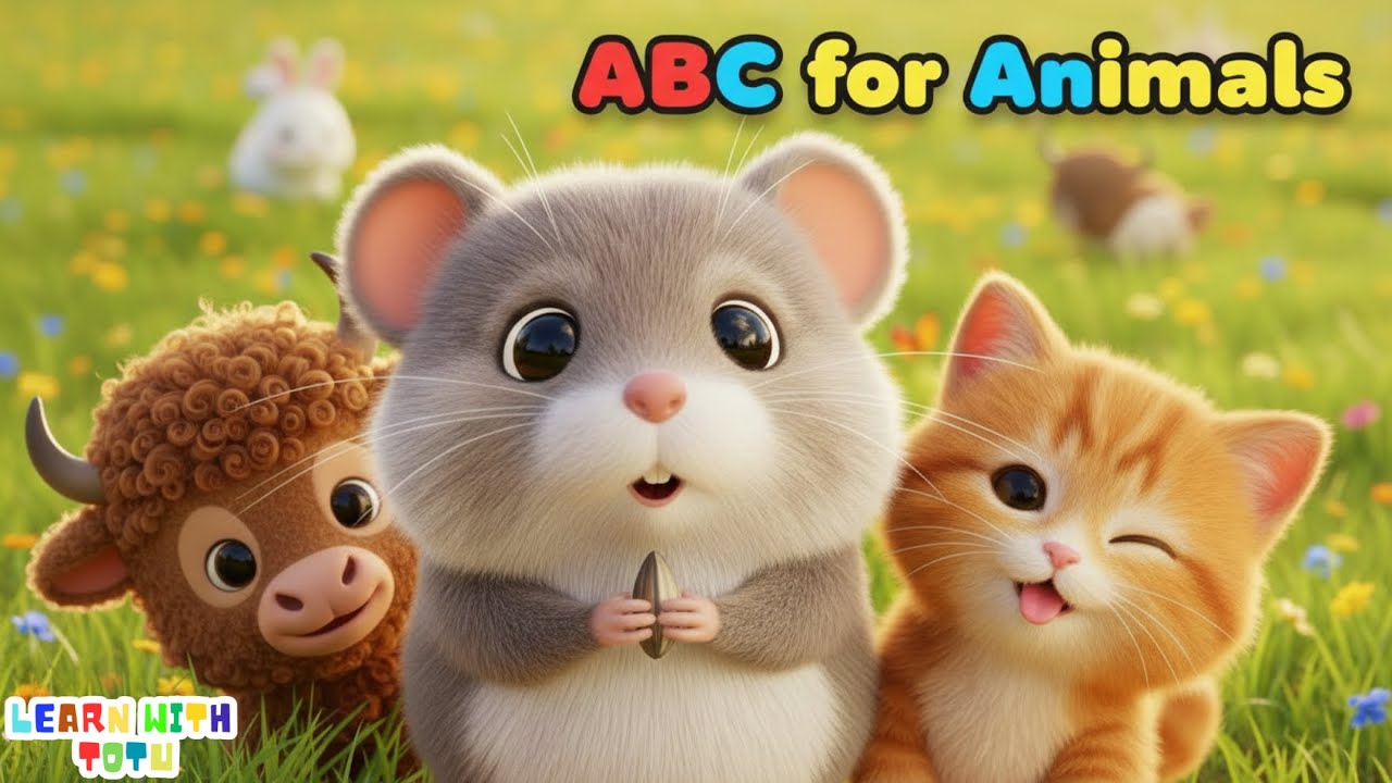 A to Z Animals for Kids 🐻🐰 Learn Animal Names | Preschool ABC Learning