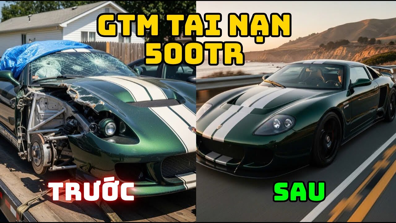 Phục Chế Siêu Xe: GTM Gần 500 Triệu | Tại Sao Hai Anh Em Lại Mua Chiếc Xe Tai Nạn Này?