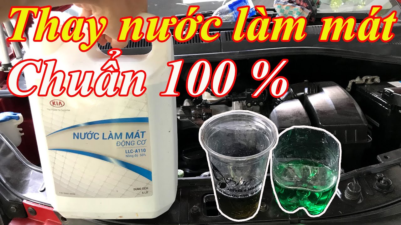 Cách thay nước làm mát động cơ ô tô chi tiết