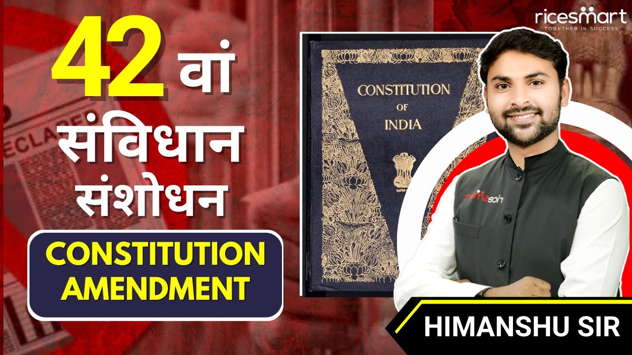 Article 352 National Emergency | 42nd Amendment of Indian Constitution | Himanshu Yadav Sir
