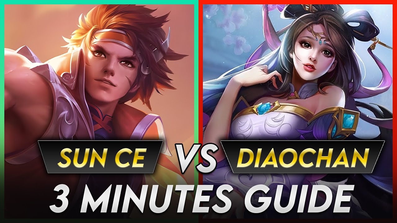 SUN CE vs DIAOCHAN: 3 Minutes Clash Lane Guide | Honor of Kings 🇨🇳