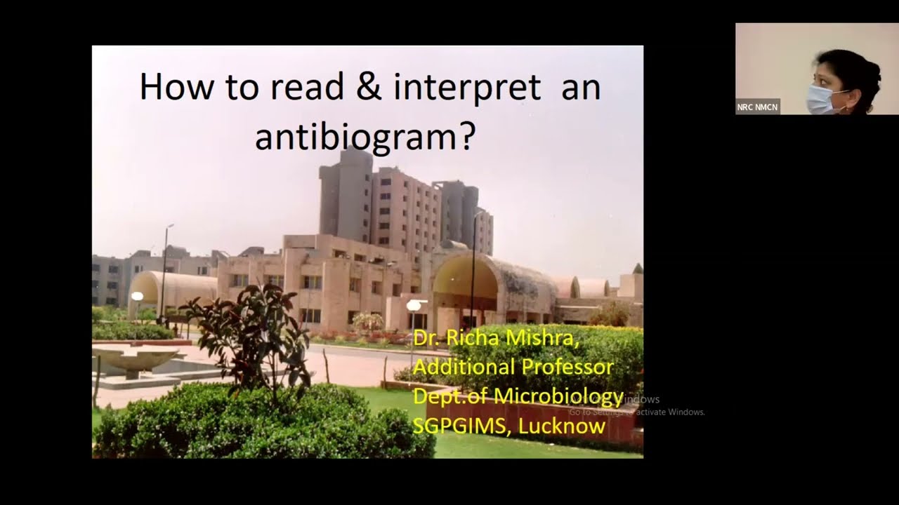 How to read & interpret and antibiogram, Dr  Richa Mishra, Microbiology