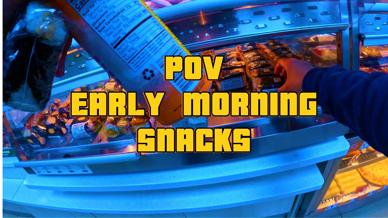POV: Your Day Off Turns Into Early Morning Snack Run 🍙☀️