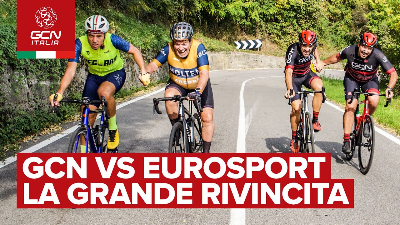 GCN Italia vs Eurosport Italia - La rivincita, tre anni dopo | Le sfide di GCN Italia
