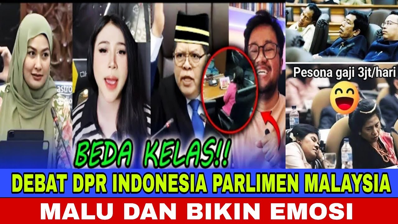 BIKIN NAIK DARAH⁉️ BERBEDA CARA DEBAT DPR INDONESIA VS PARLIMEN MALAYSIA