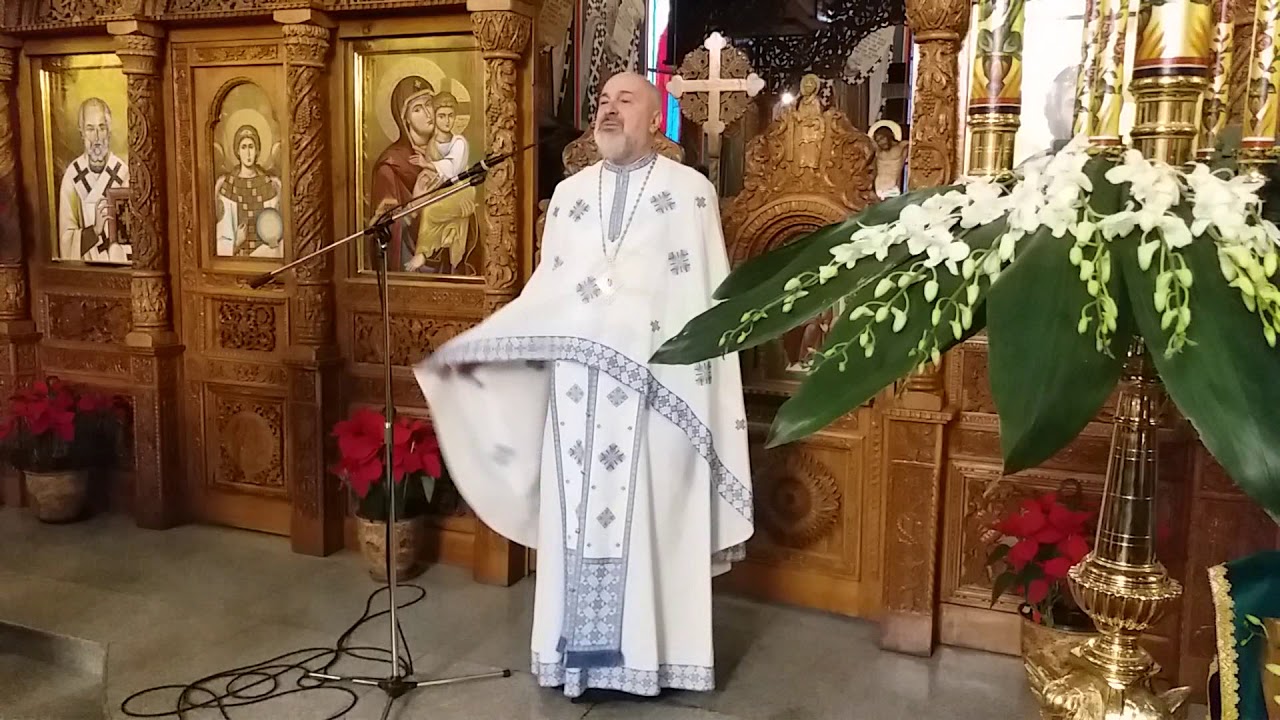 pr. Pompiliu Dinu - predică la Tăierea împrejur a Domnului, Sf. Ierarh Vasile cel Mare (01.01.2019)