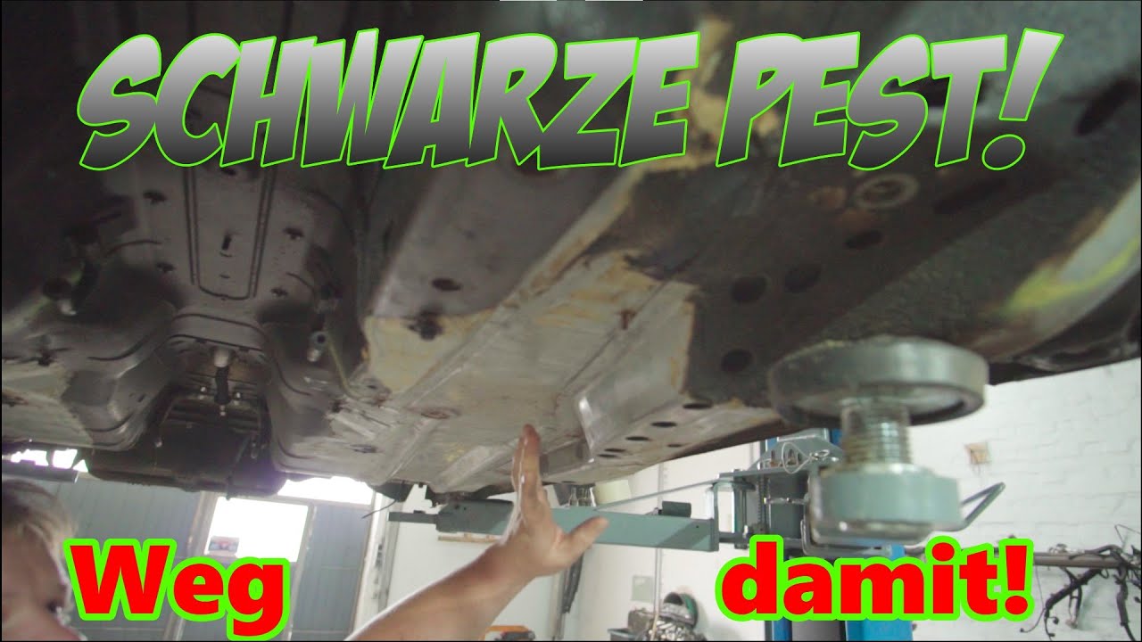 Opc Garage  Unterbodenschutz einfach entfernen! so kann man&acute;s machen!