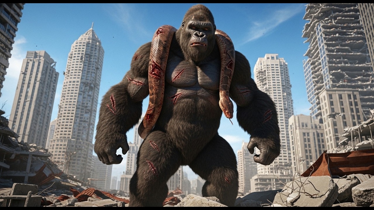 King Kong vs Giant Anaconda | Epic Hidden Valley Showdown wow