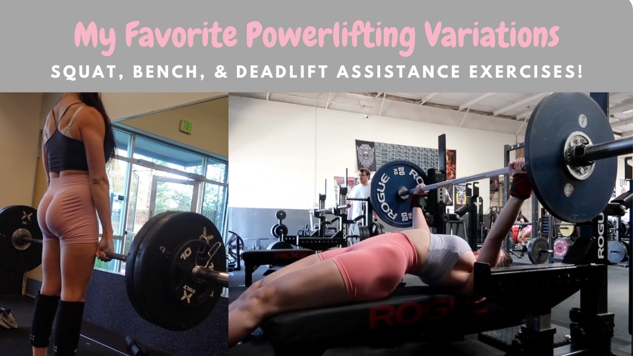 How To Strengthen Your Squat, Bench, & Deadlift || Powerlifting Variations!