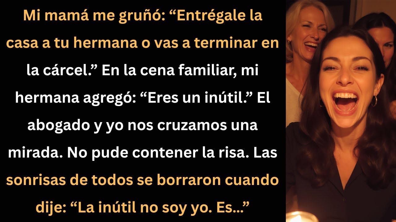 En la cena familiar mi mamá exigió mi casa… pero mi respuesta los dejó helados.