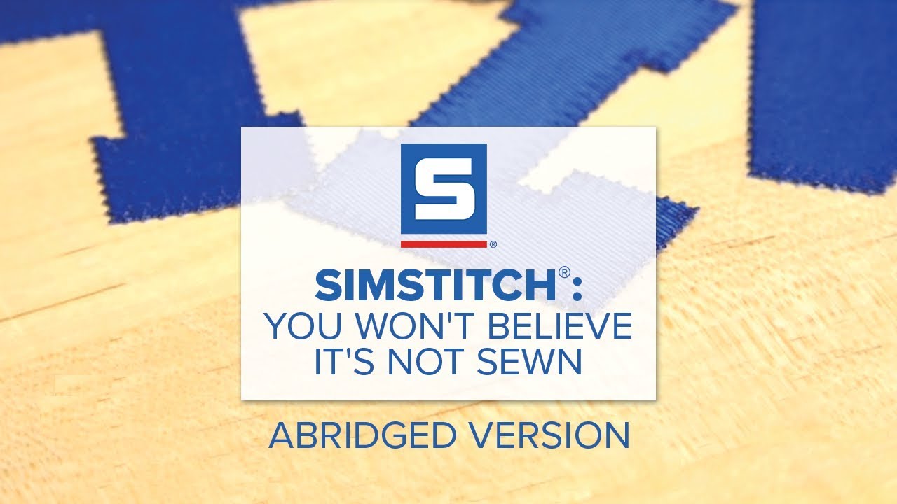 SimStitch&reg;: Вы не поверите, что это не сшито &mdash; сокращенная версия