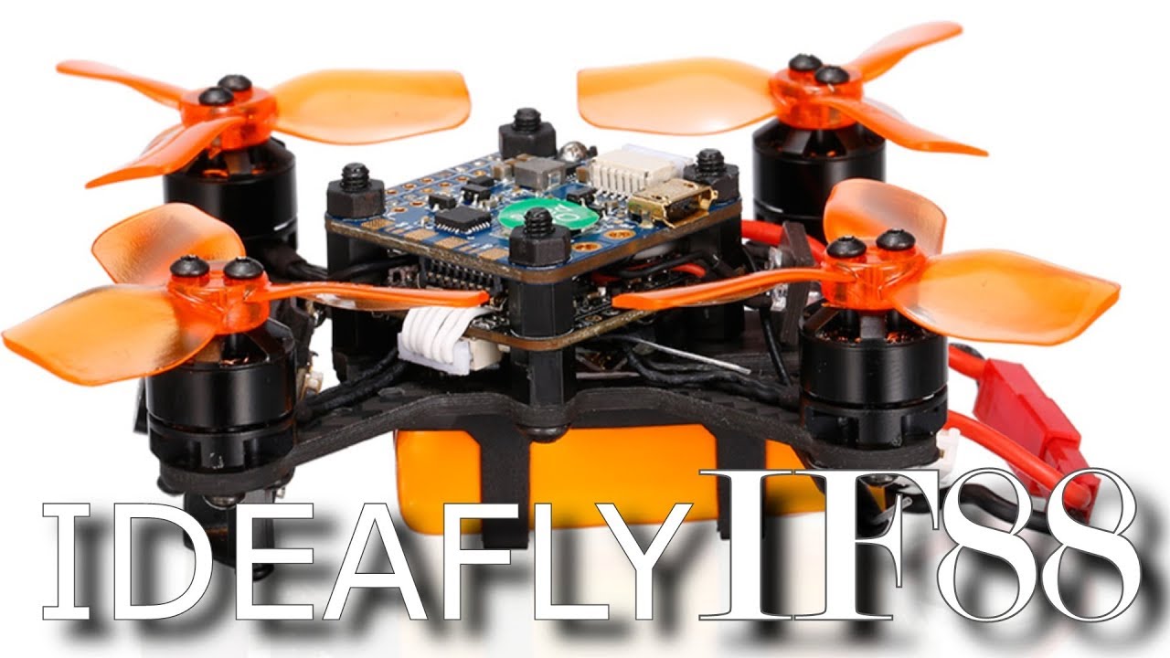 Ideafly IF88 - FPV Brushless Micro Drone -Full Review w/test flight