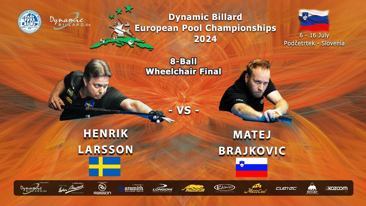 8-Ball Wheelchair Final: Dynamic Billard European Pool Championships