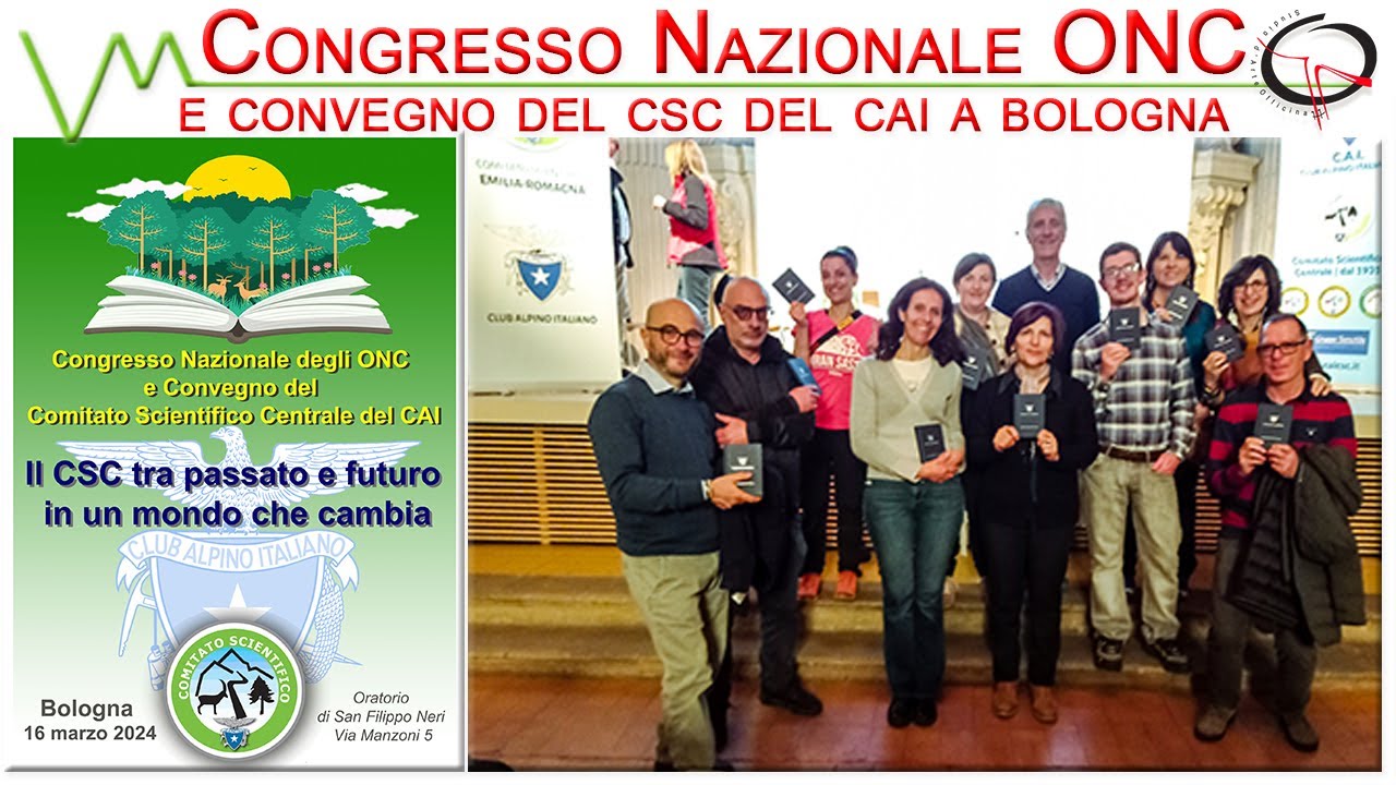 OFFICINA77 - Congresso Nazionale ONC e Convegno del CSC DEL CAI | Bologna 2024