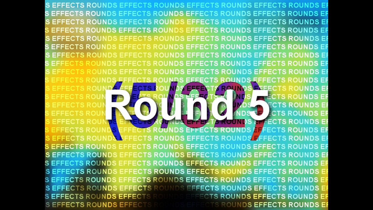 Gannet (2011) Effects Round 5 vs TMWMLM174, ASBA218, TSARFMC981, TJVE3714 & Everyone (5/32)