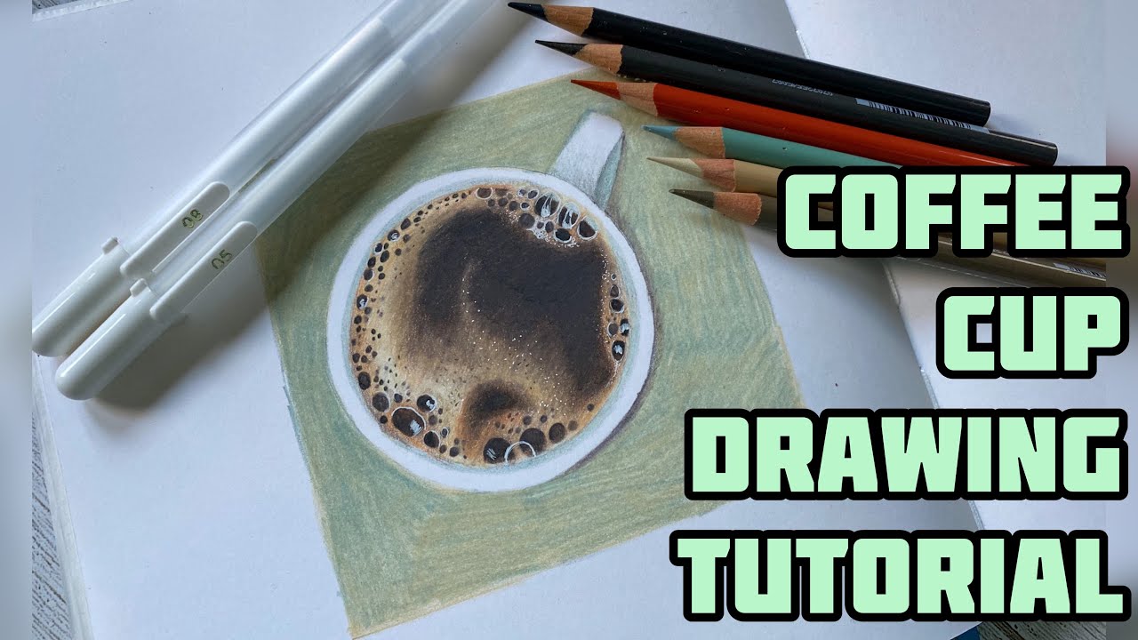 How to Draw a Coffee Cup Step by Step - drawing for beginners