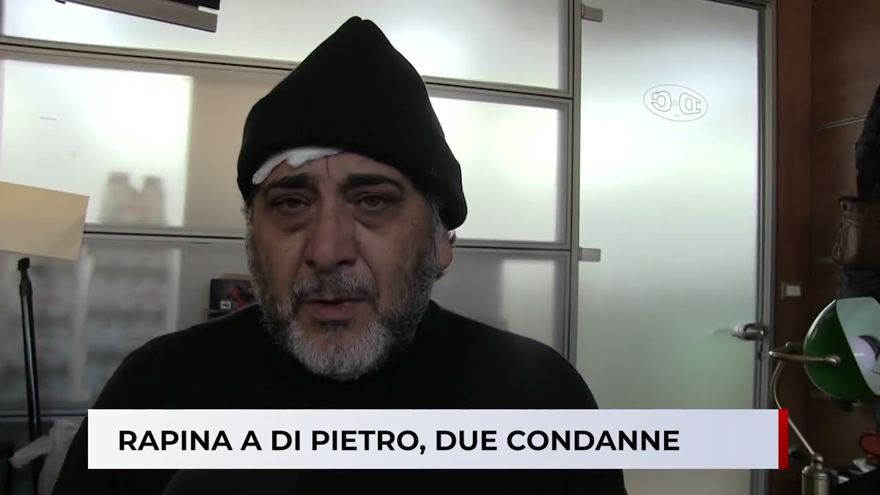 RAPINA A DI PIETRO, DUE CONDANNE