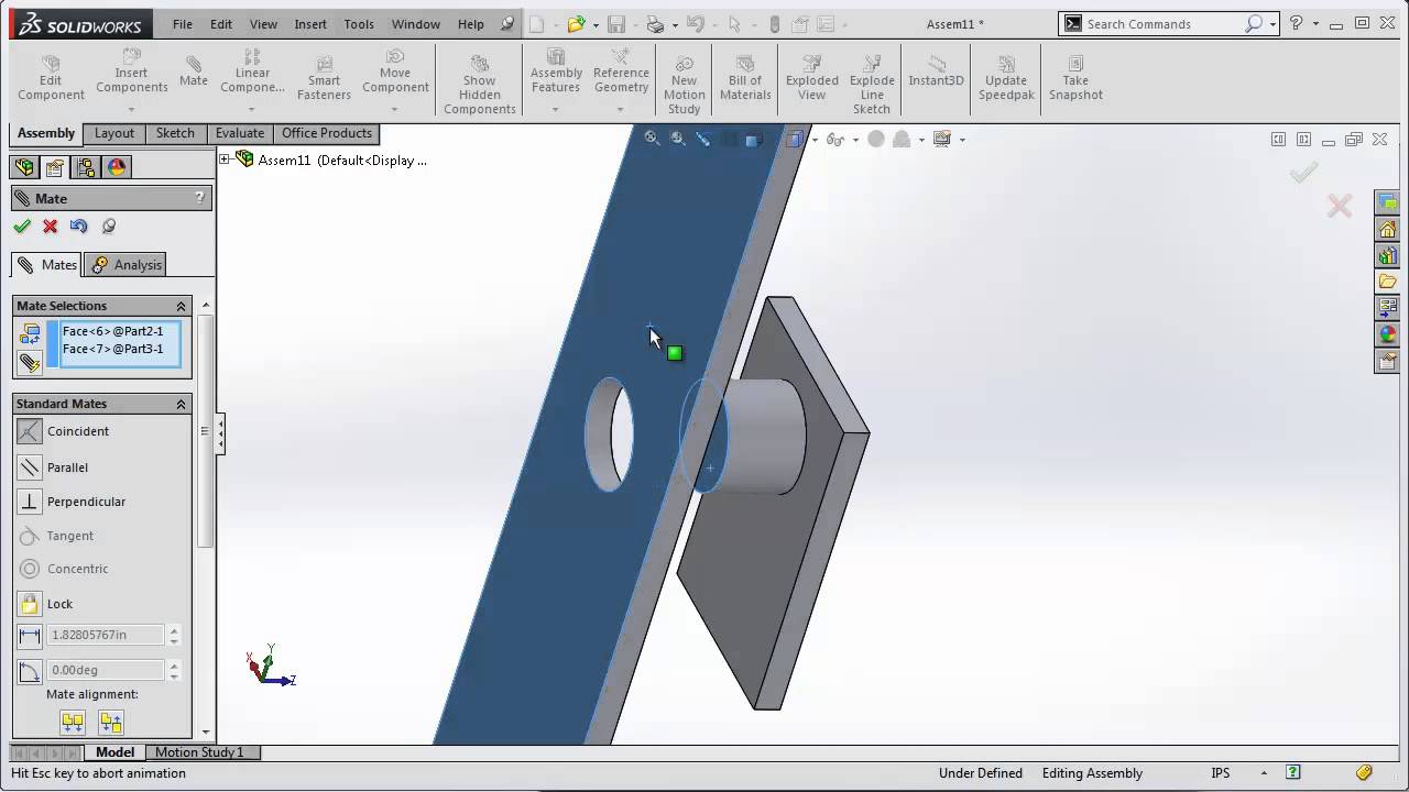 Solidworks Rotary Motor Animation