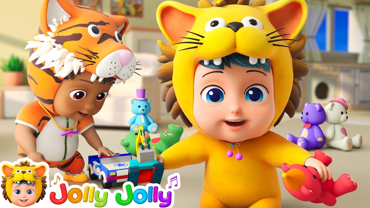 Clean Up Song | Johny Johny Yes Mama + More | Jolly Jolly - Learn and Play - Nursery Rhymes