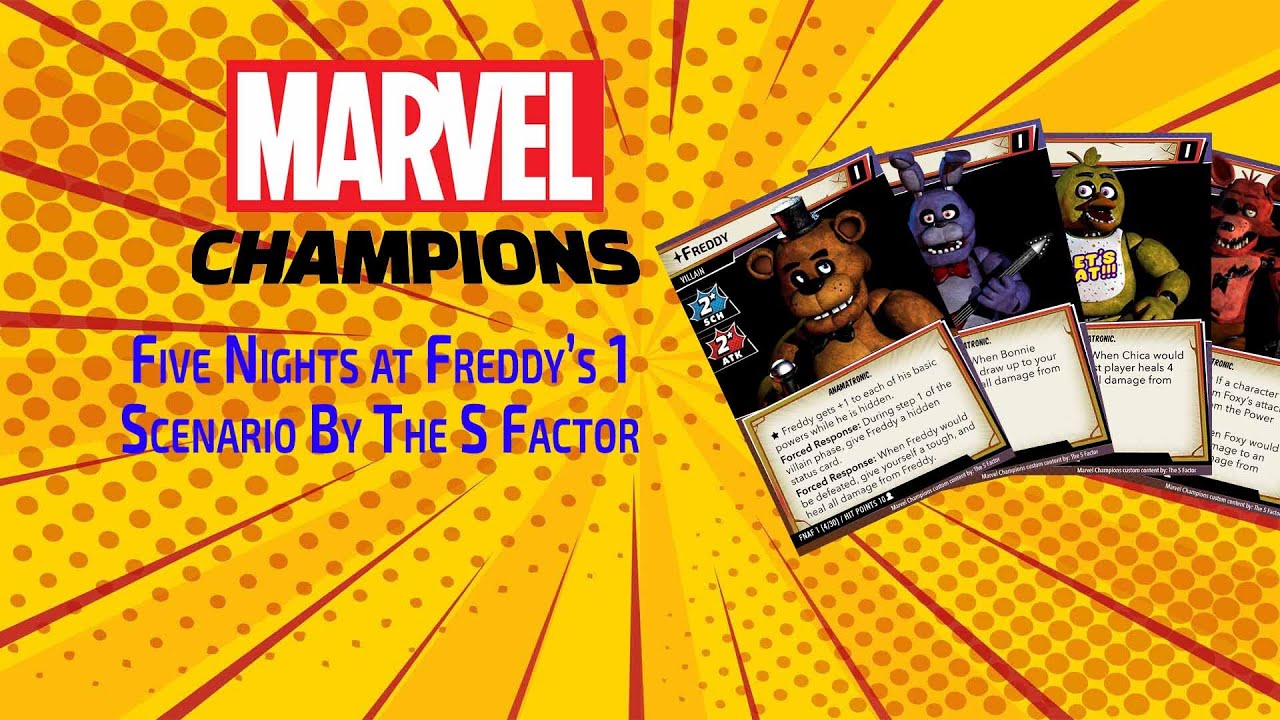 Marvel Champions Five Nights at Freddy's 1 Scenario