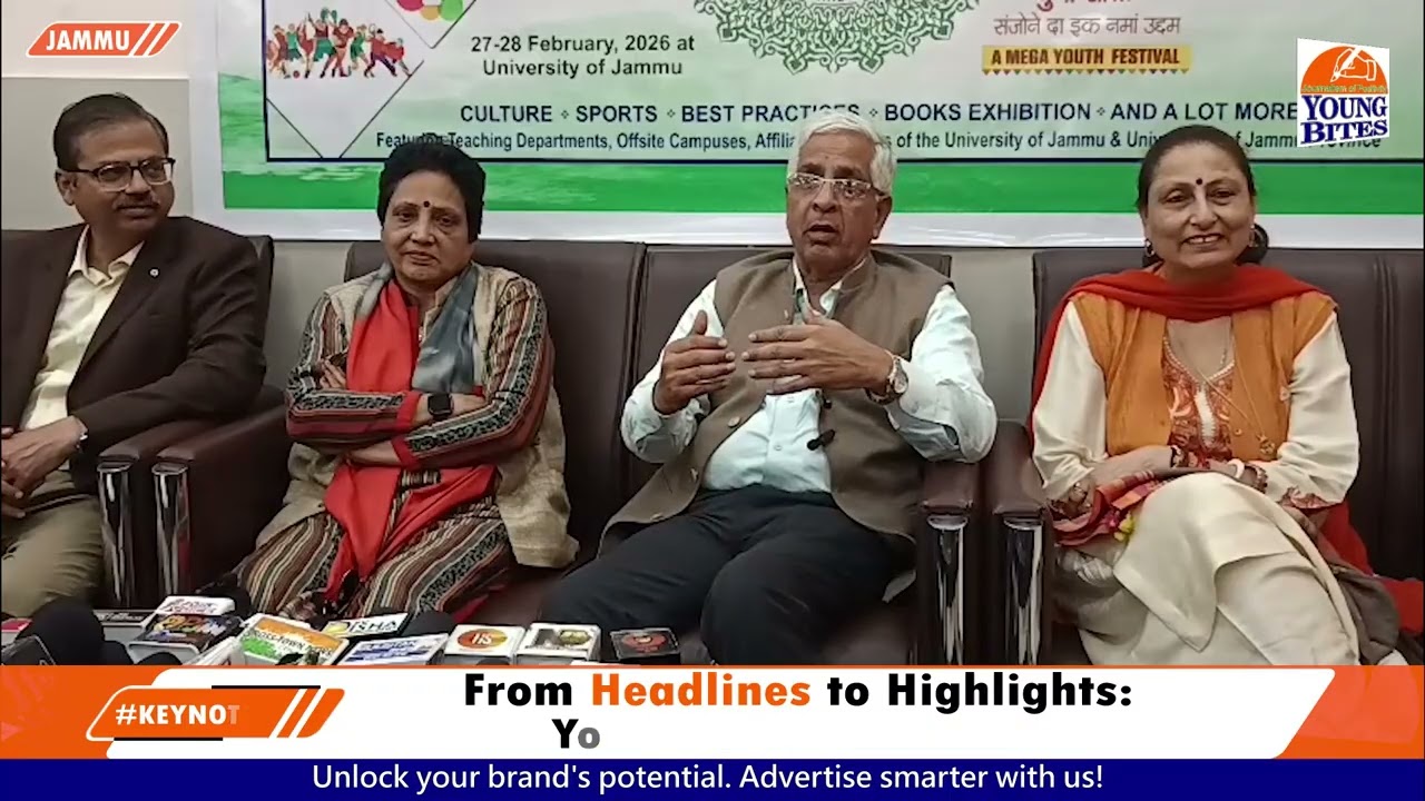 University of Jammu organizing Curtain Raiser Press Conference for GOONJ 2026