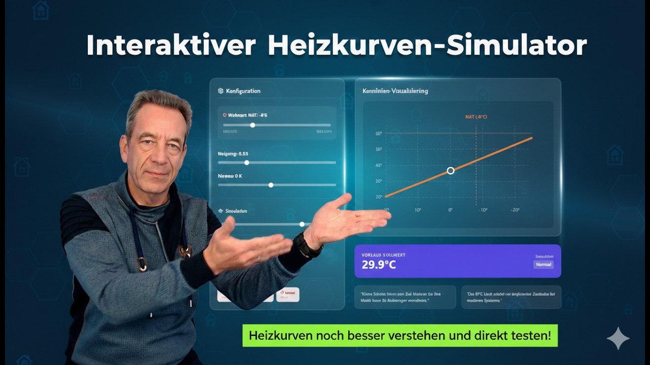 Heizkurve noch besser verstehen mit dem interaktiven Simulator