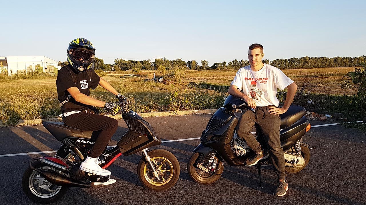 ZIP 172CC Farotube VS GILERA ICE 95CC FULL MALOSSI