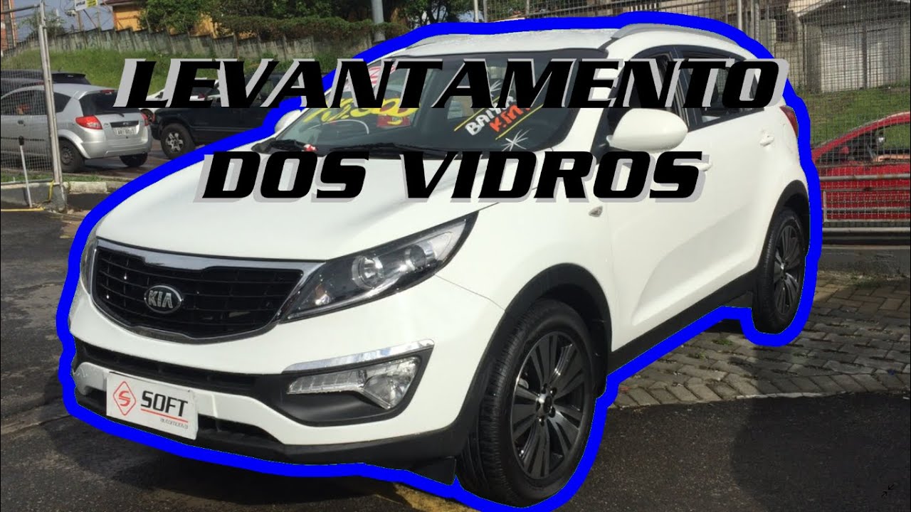 Kia Sportage 2012 à 2016 - Levantamento dos vidros (auto down original) - AW44 Plug and Play