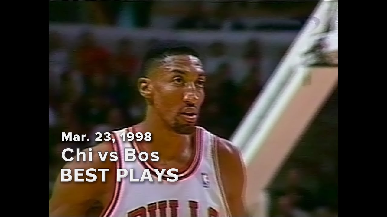 March 23, 1998 Bulls vs Celtics best plays