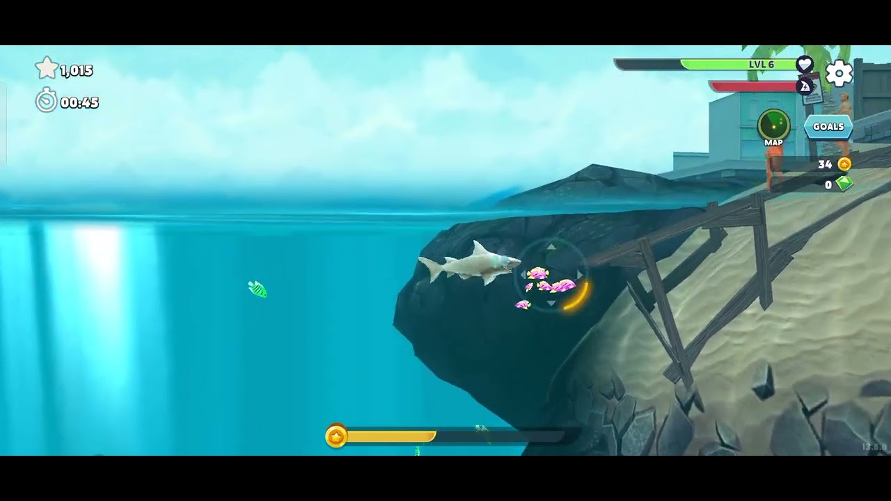 Shark game 🦈 #shark #adventure  #underwaterworld  #fun #like  #share #subscribe #reaction #comment 