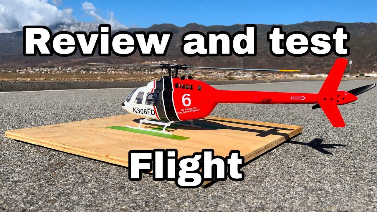 Rc Flywing Bell 206 V3 scale helicopter RTF