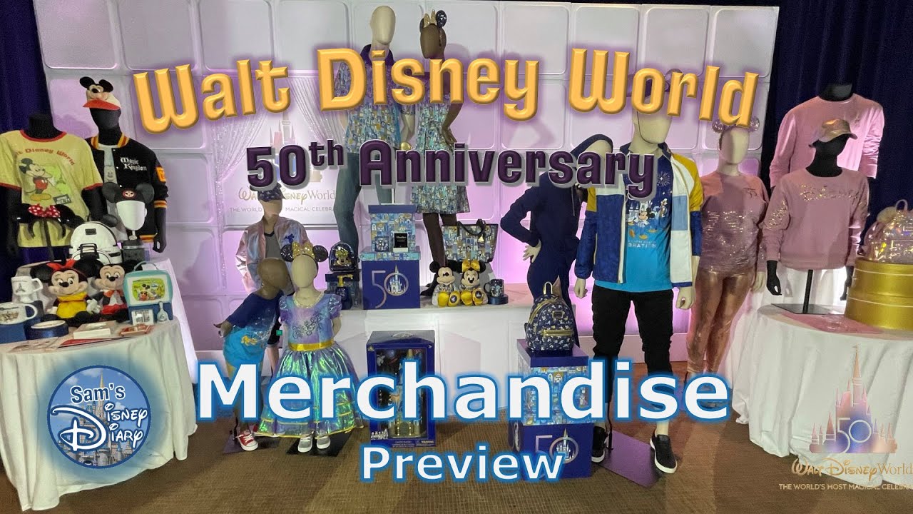 Walt Disney World 50th Anniversary Merchandise | Merchandise Preview | Disney Parks