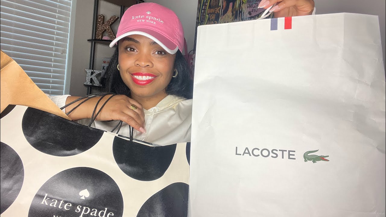 Huge Outlet Haul! Kate Spade, Converse and Lacoste! 😍😍