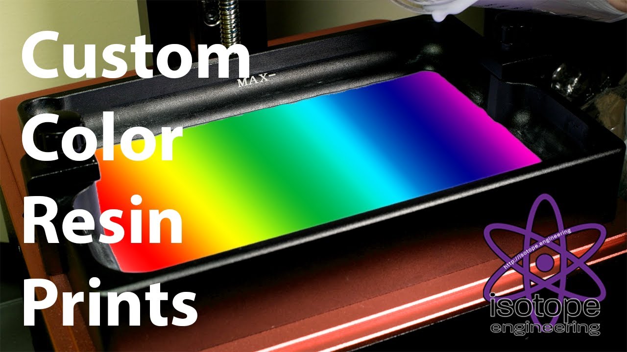 Dyeing UV 3D Printer Resin Any Color