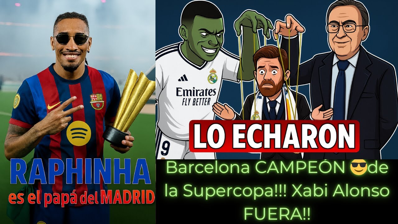 Barcelona CAMPEÓN!!! El Madrid Destituye a Xabi Alonso!!!