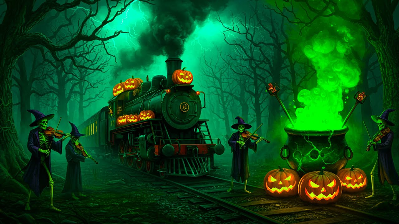 Haunted House Halloween Ambience 🎃 Spooky Halloween Background Music | Halloween Horror Nights 2025
