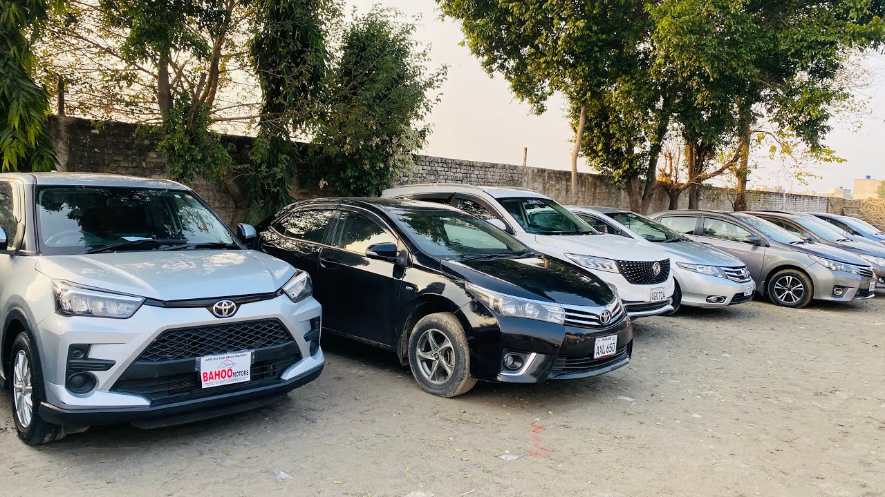 Fresh import of Japanese car and used Toyota car for sale in low price Pakistan 