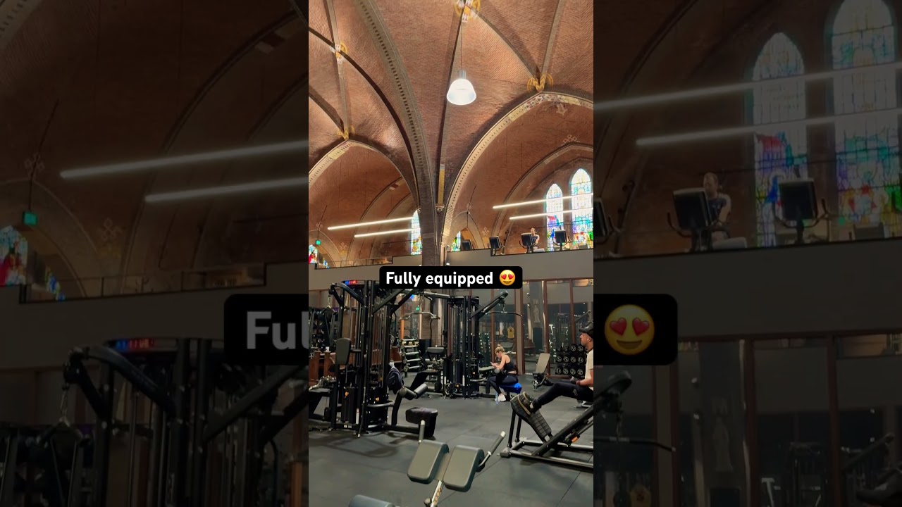 Gym in a church, Commit Utrecht ⛪️💪 #gym #church #gymlover #gymlife #commit