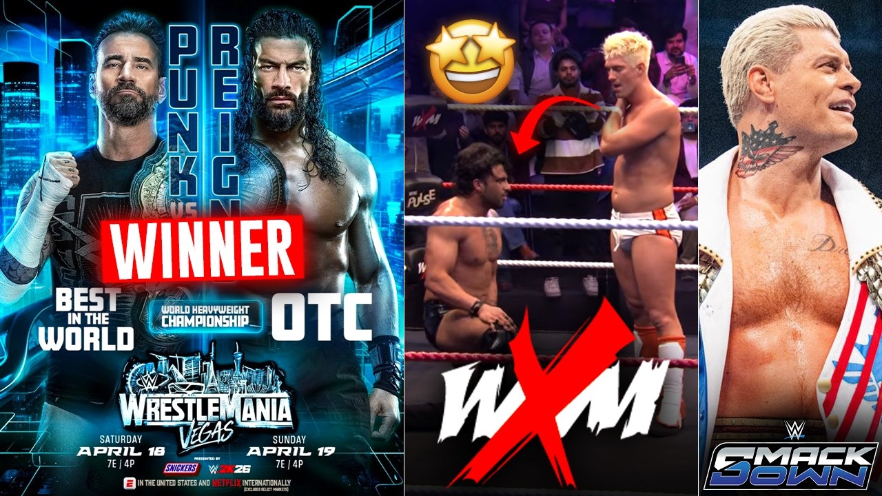 Roman Reigns Vs CM Punk WINNER REVEALED!? Cody Rhodes COMING, Zack Sabre Jr. In India | WWE News