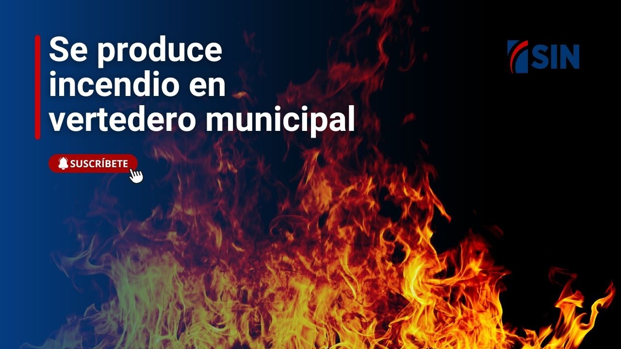 Se produce incendio en vertedero municipal