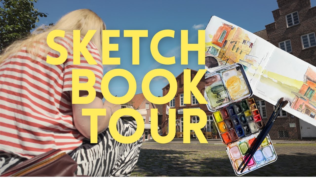 SKETCHBOOK TOUR Februar - August 2025 | Urban Sketching | Aquarell