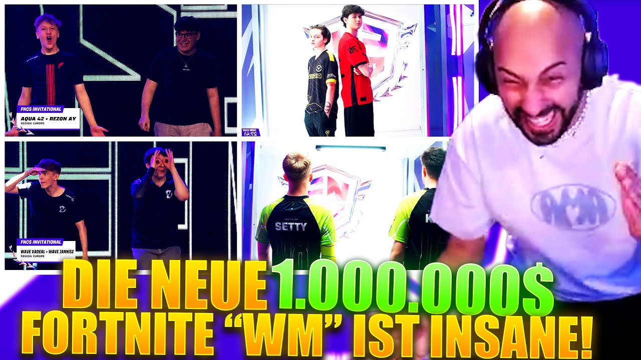😱😍 VIEL ZU GEIL! DIE NEUE 1.000.000$ FORTNITE WM IST INSANE! | FNCS INVITATIONALS TAG 1