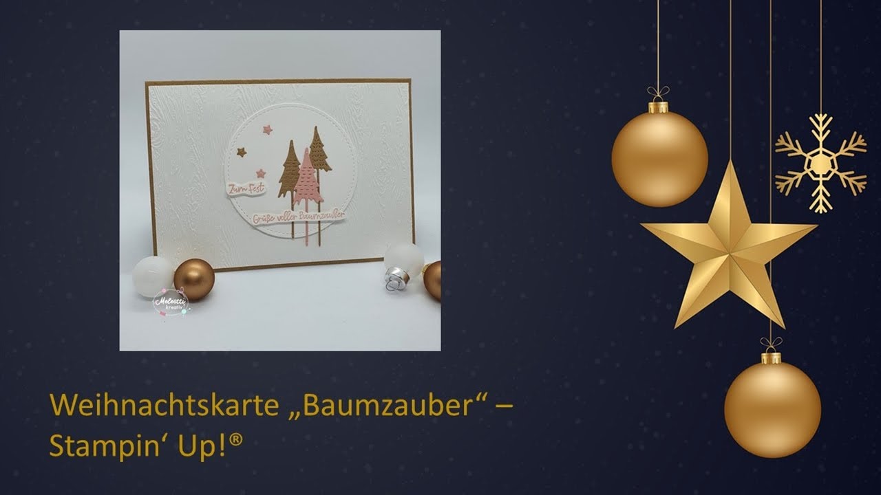 Weihnachtskarte Baumzauber - Stampin' Up!®