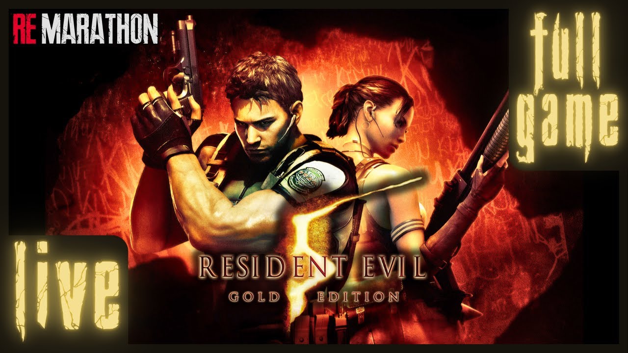 🔴 Resident Evil 5 - Part 1 - Wesker's Grand Plan | RE Marathon
