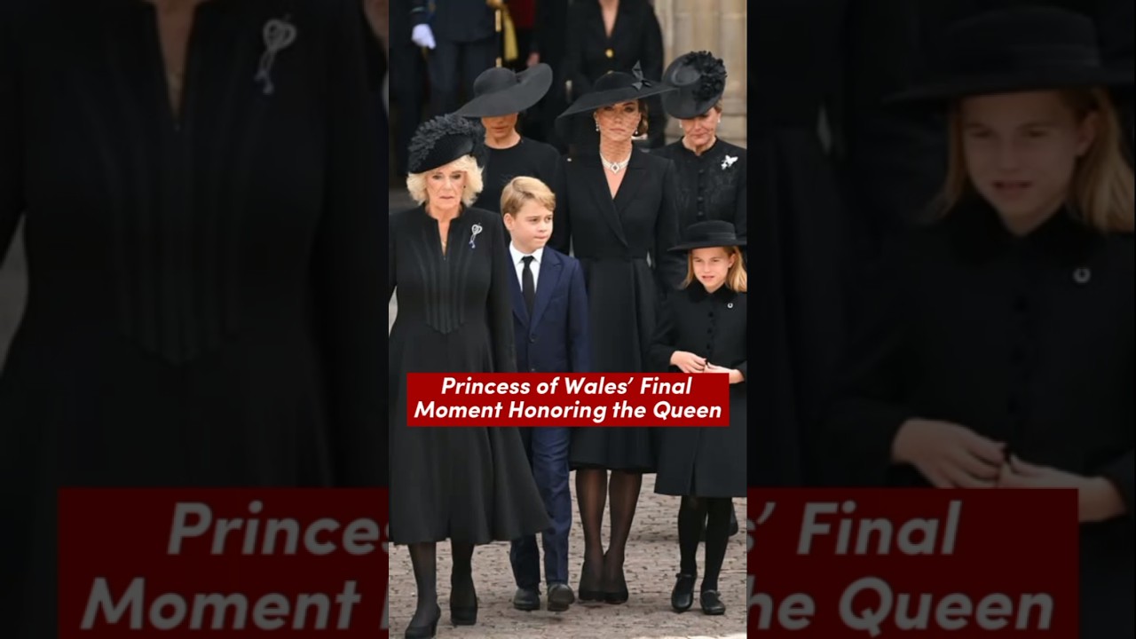 Princess of Wales&rsquo; Final Moment Honoring the Queen #elizabeth  #royalfamily #news #catherine #fyp